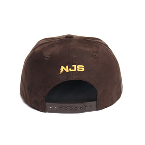 'RooNey' Suede - snapback Brown