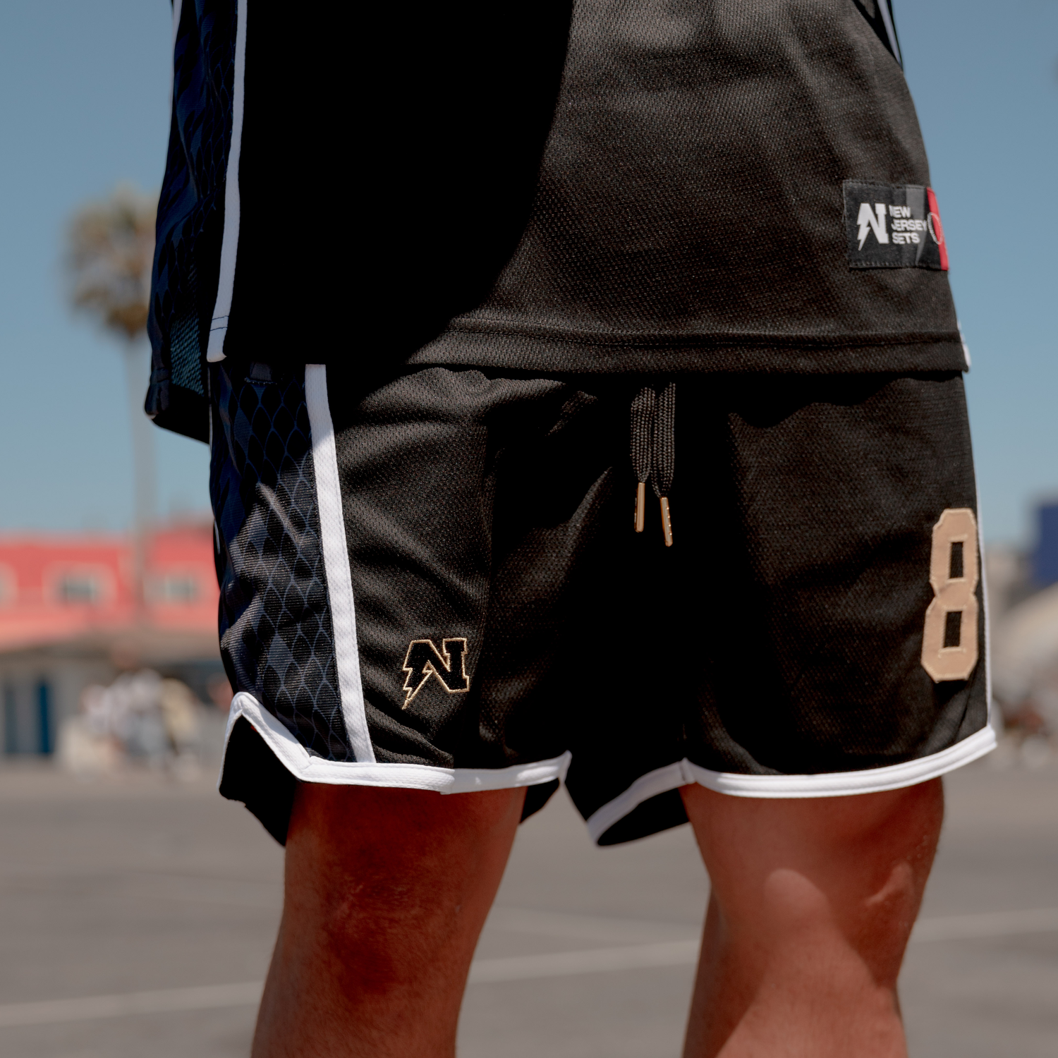 New York basketball shorts black - TEEN BOYS Shorts